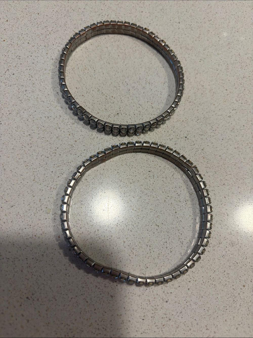 Lane Bryant Silver-Tone Stretch Bracelet Duo